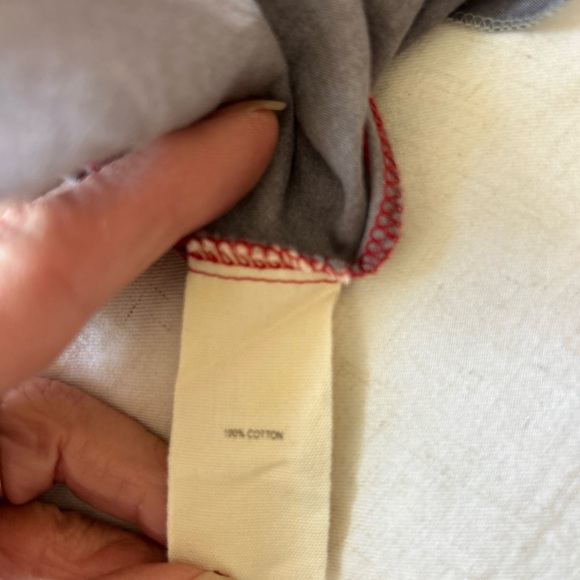 JOHNNY WAS Colorful Mixed Media Roll Tab Sleeve Lightweight Tunic Top Sz S - Picture 8 of 9